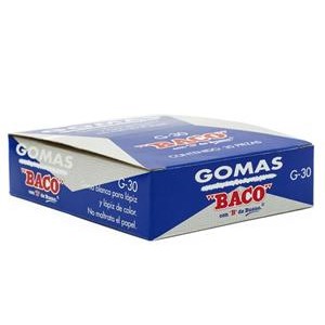 BORRADOR BACO BLANCA MEDIANO C/30   G-30