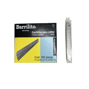 Cuchilla repuesto mediana 10pzas