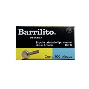 Broche latonado tipo alemán 15mm