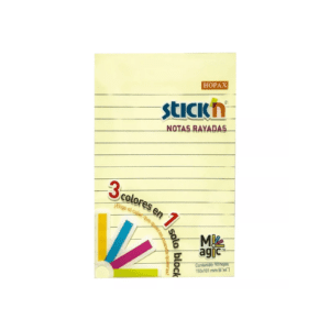 POST IT MAE 3 COLORES PASTEL RAYA SET C/90 HOJAS