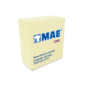POST IT MAE CUBO AMARILLO 400 HOJAS