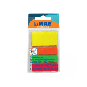 POST IT MAE NOTAS DE INDICE NEON