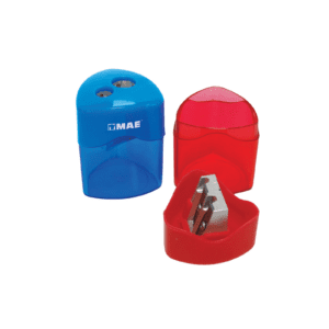 SACAPUNTAS MAE METALICO DOBLE C/DEPOSITO SMD-2T