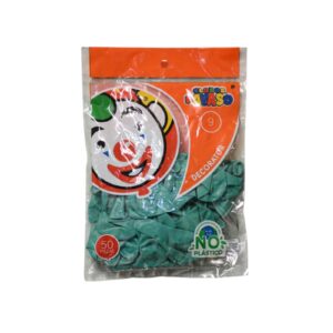 Globo Payaso Verde Jade 9"