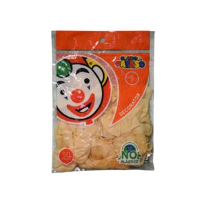 Globo Payaso Transparente 9"