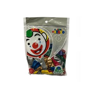 Globo Payaso Metálico Surtido 9"