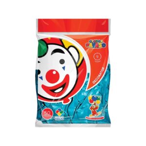 Globo Payaso Turqueza 9"