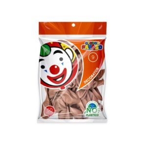 Globo Payaso Vintage Rosa oxido 9"