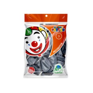 Globo Payaso Vintage Medianoche 9"