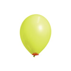 Globo Payaso Pastel Amarillo 5"