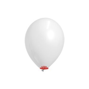 Globo Payaso Pastel Blanco 5"