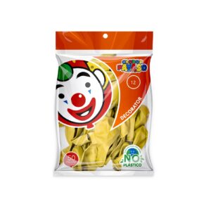 Globo Payaso Vintage Ocre 12"