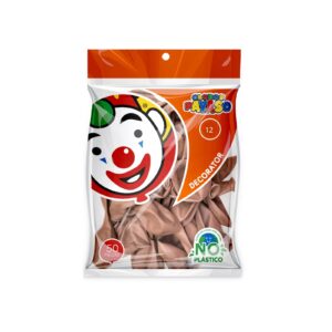 Globo Payaso Vintage Rosa Oxido 12"