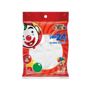Globos Payaso Blanco 24"