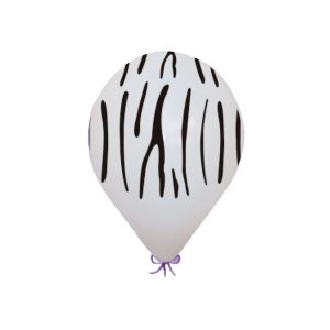 GLOBO LTX IMPRESO CEBRA #9 C/25 PZ