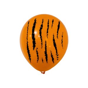 GLOBO LATEX IMPRESO TIGRE #12 C/10 PZ